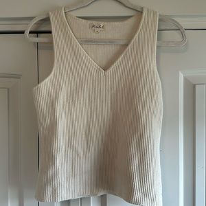 Off white tank top